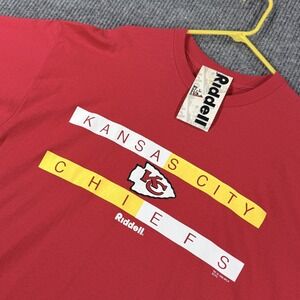 Vintage 90s Kansas City Chiefs Riddell Shirt Mens XL Red NFL Football Tee